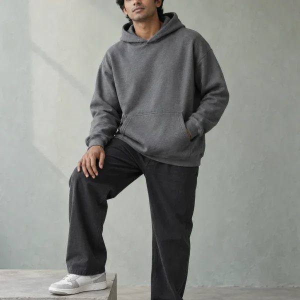 Essential Hoodie — Grey